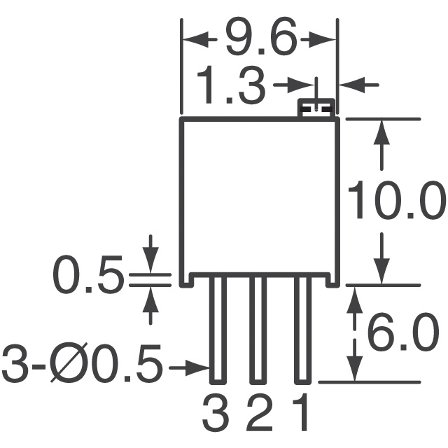 PV36Y500C01B00 Bourns Inc.  Trimmpotentiometer